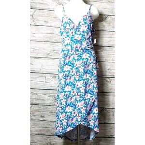 Simply Styles Missy Tank Dress Mykonos Blue Size Large